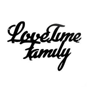 Appendiabiti in ferro - love time family (5)